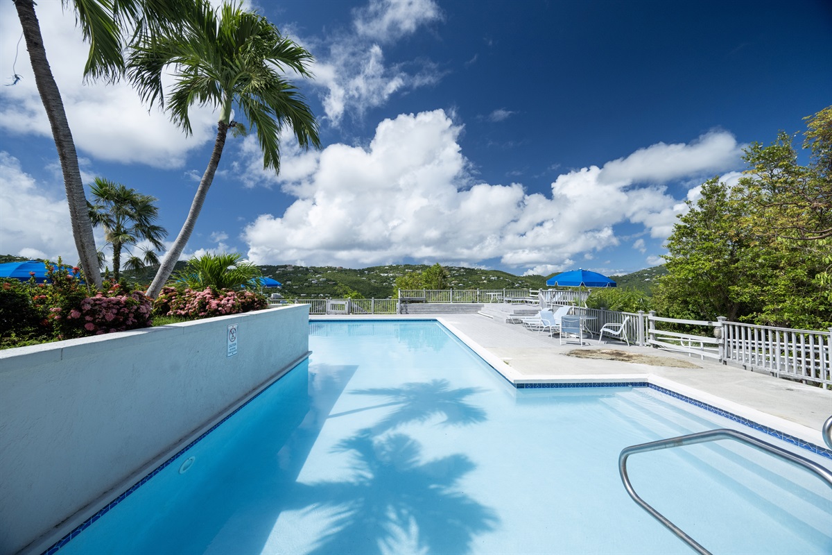 The community pool is only a short 3-minute drive away from the condo.