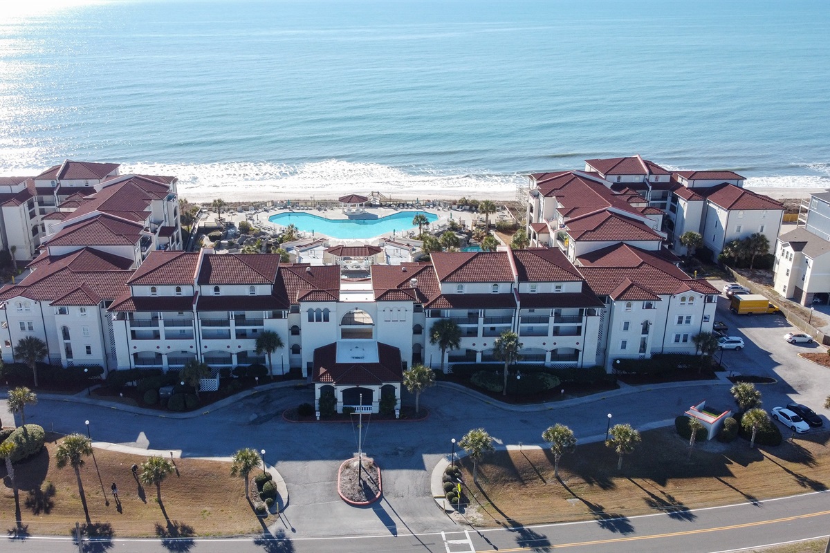 Aerial of Villa Capriani