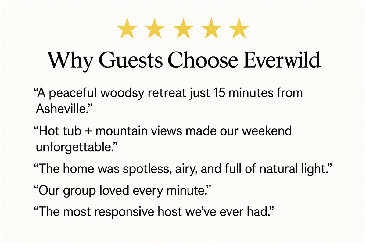 {Guest Favorite}✨ 250+ 5-Star Reviews & Counting! The Glass House continues to be one of our most-loved Everwild stays — peaceful views, modern comfort, and unforgettable moments.