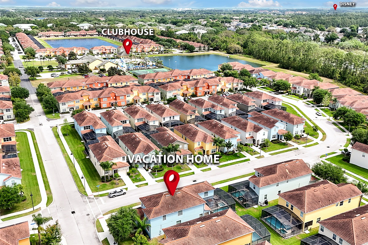 Walking Distance To The Clubhouse & Just Minutes Away From Disney!
