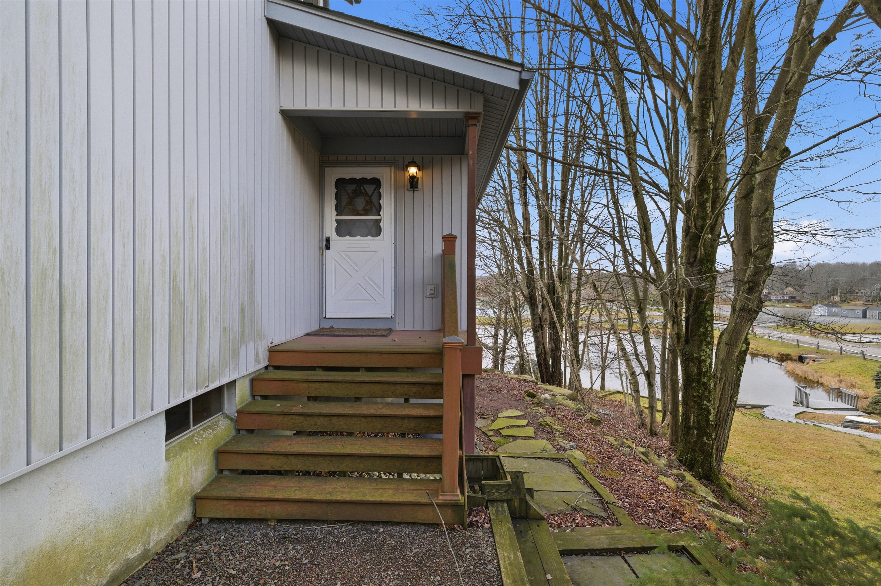 Entrance to the house