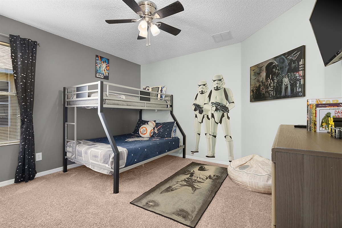 The Star Wars bedroom!
