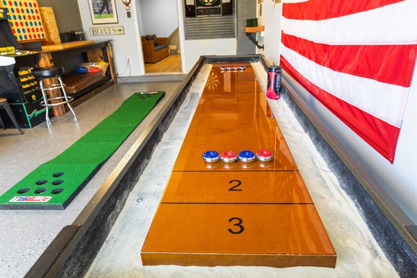 From classic games to modern favorites, this room is the perfect spot to unwind and play.
