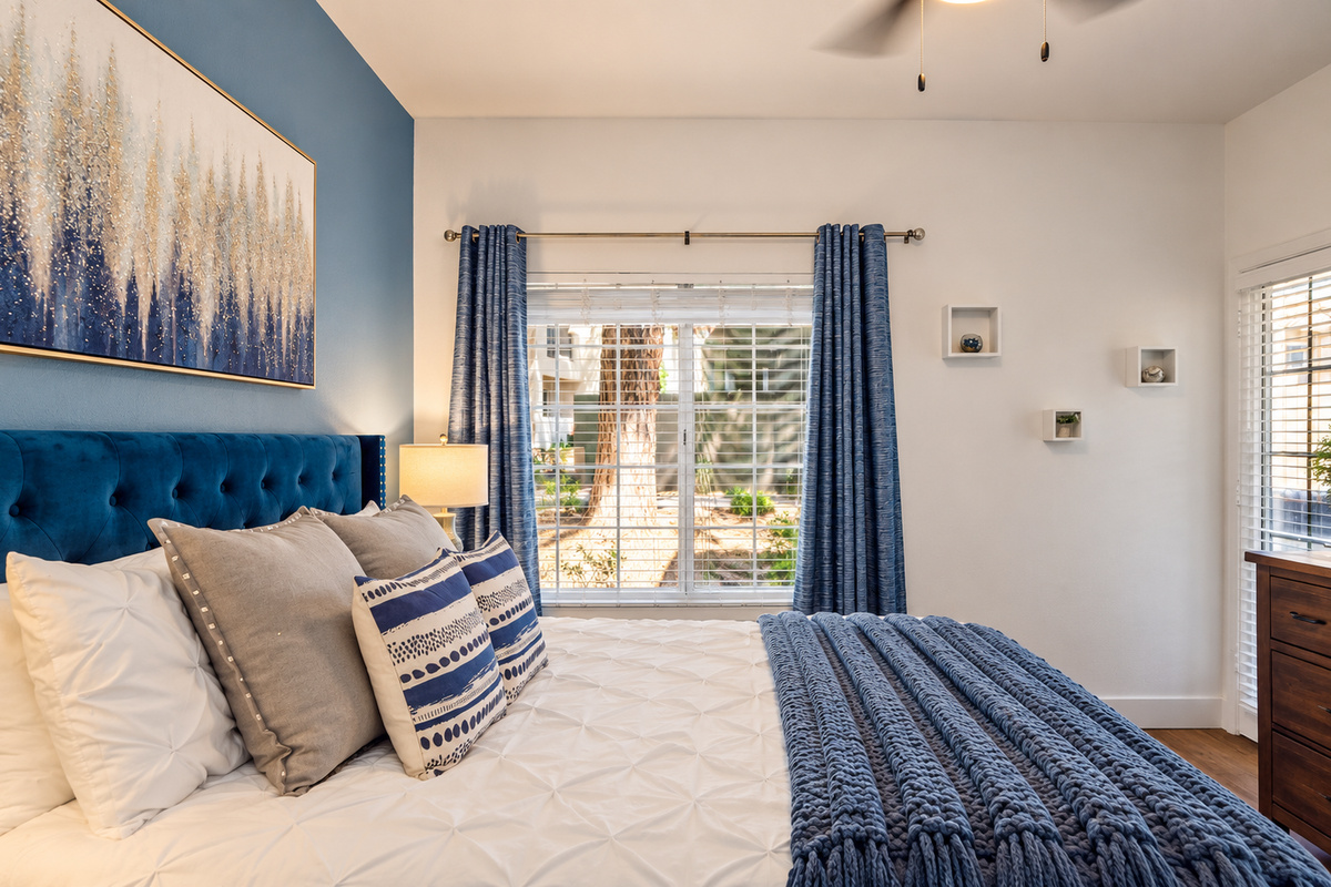 “Calming color palette designed to help you recharge in style.”