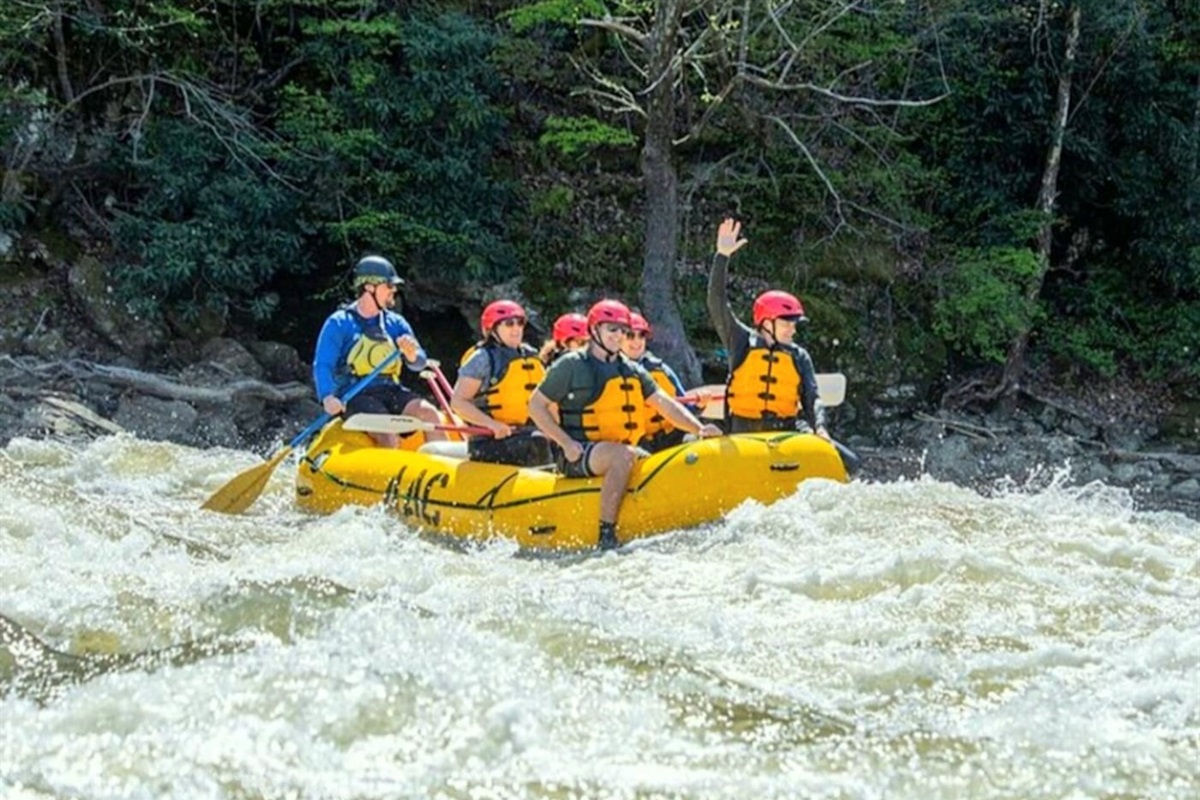 Whitewater rafting and tubing in nearby Saluda and Aheville.