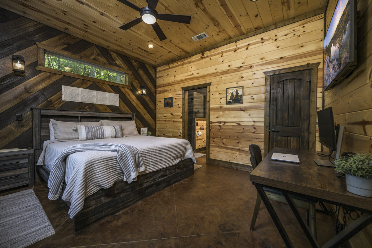 After a day of adventure, retreat to the comfort of cozy beds and unwind in your peaceful sanctuary surrounded by the beauty of the forest.