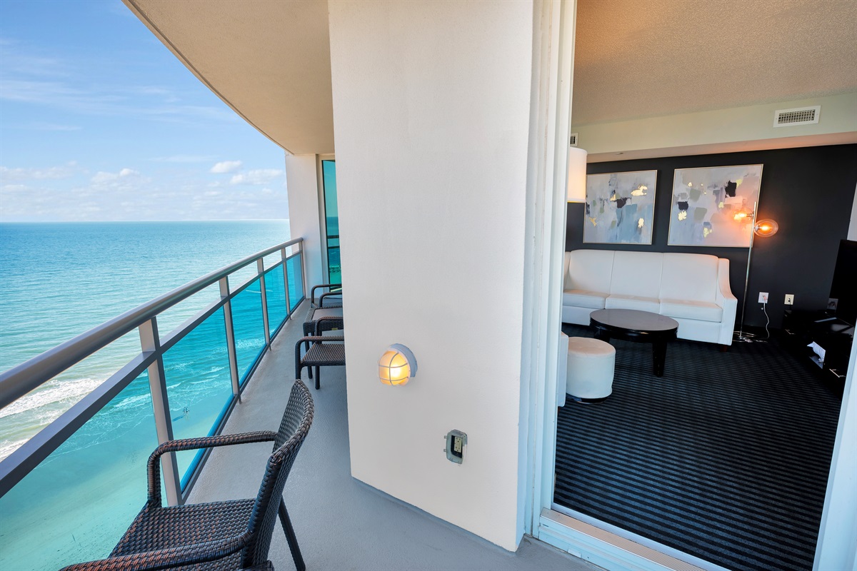 Amazing View from the Balcony!