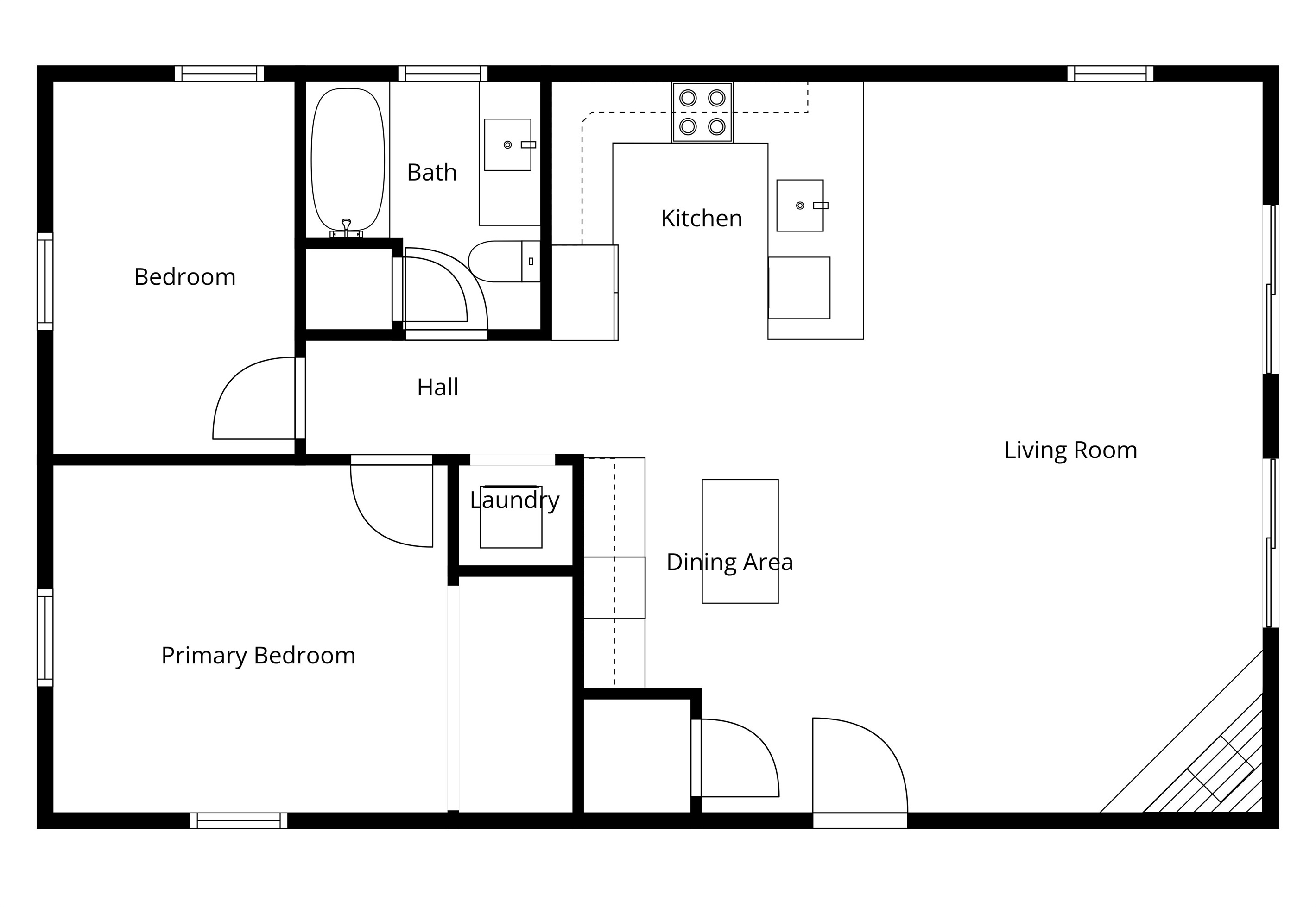 Main House floor plan