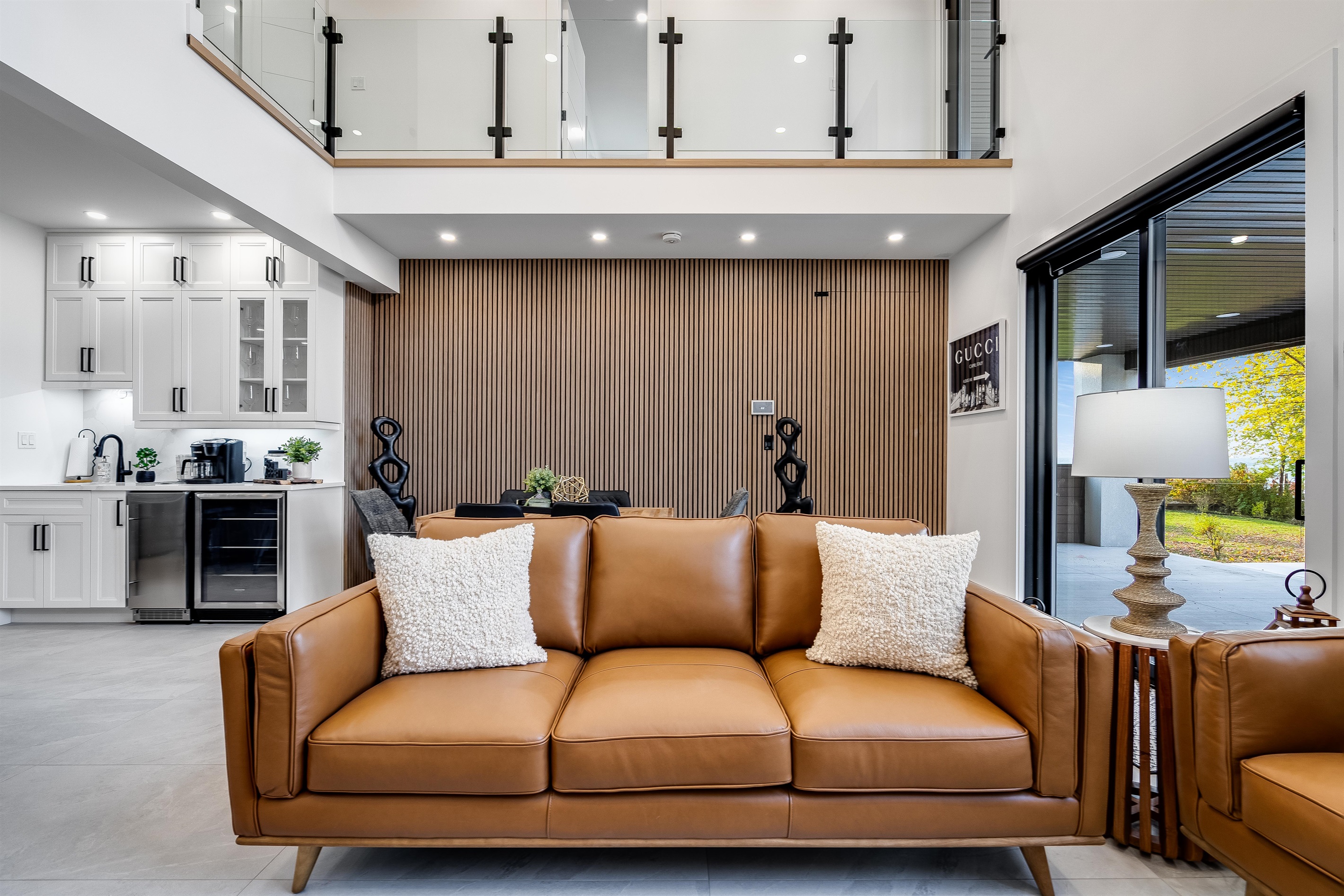 Lake view from spacious main living room.