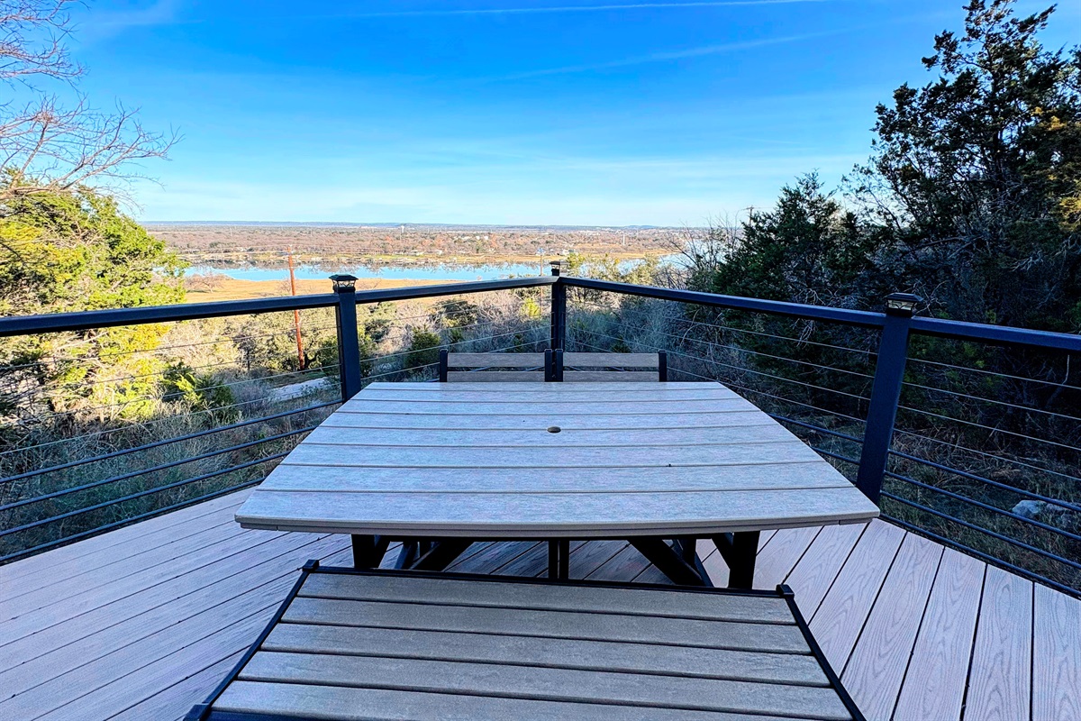 Lake view Poolside seating