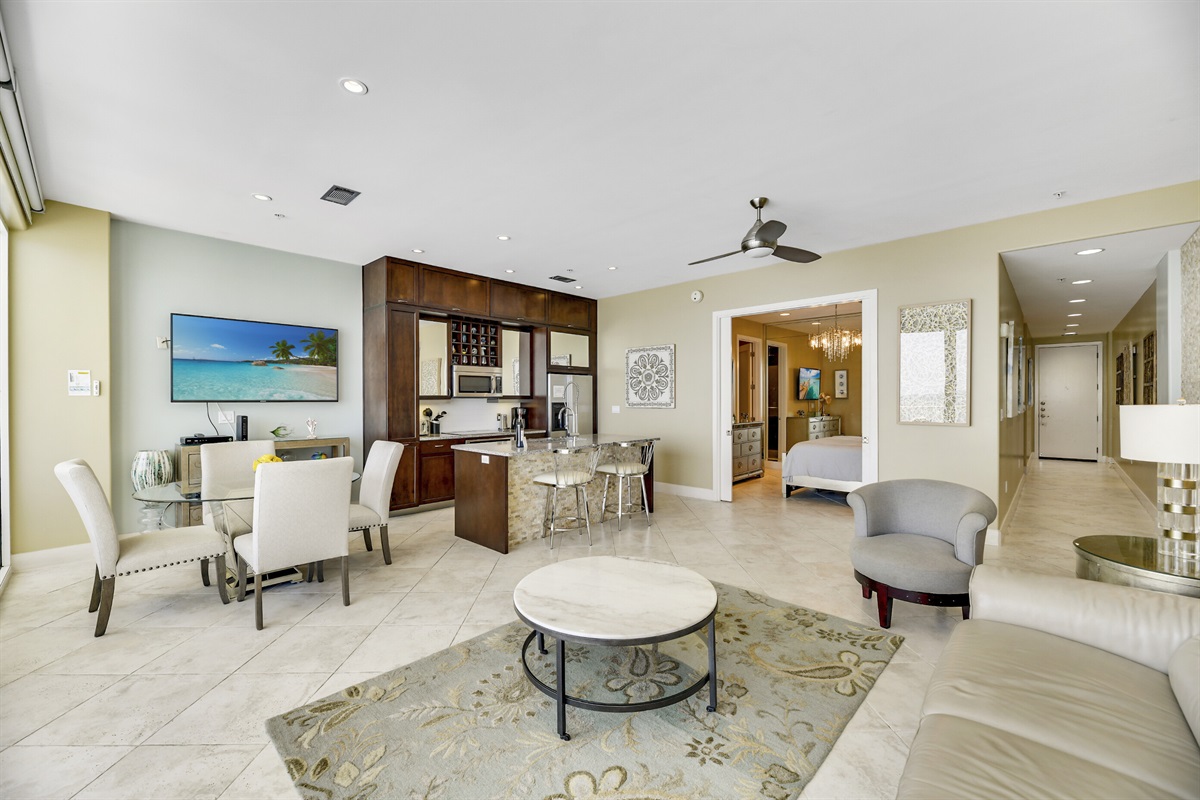 Living and dining.