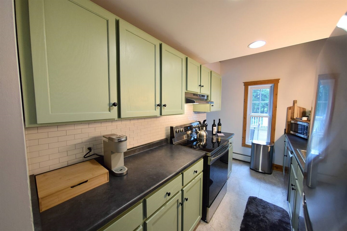 Kitchen with all essential amenities