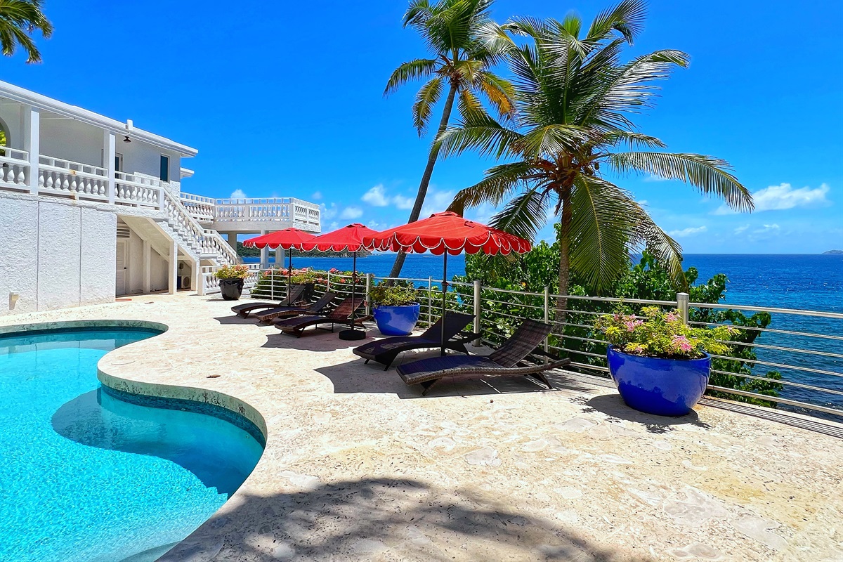 Swim and soak up the sun in this beautiful pool oasis.