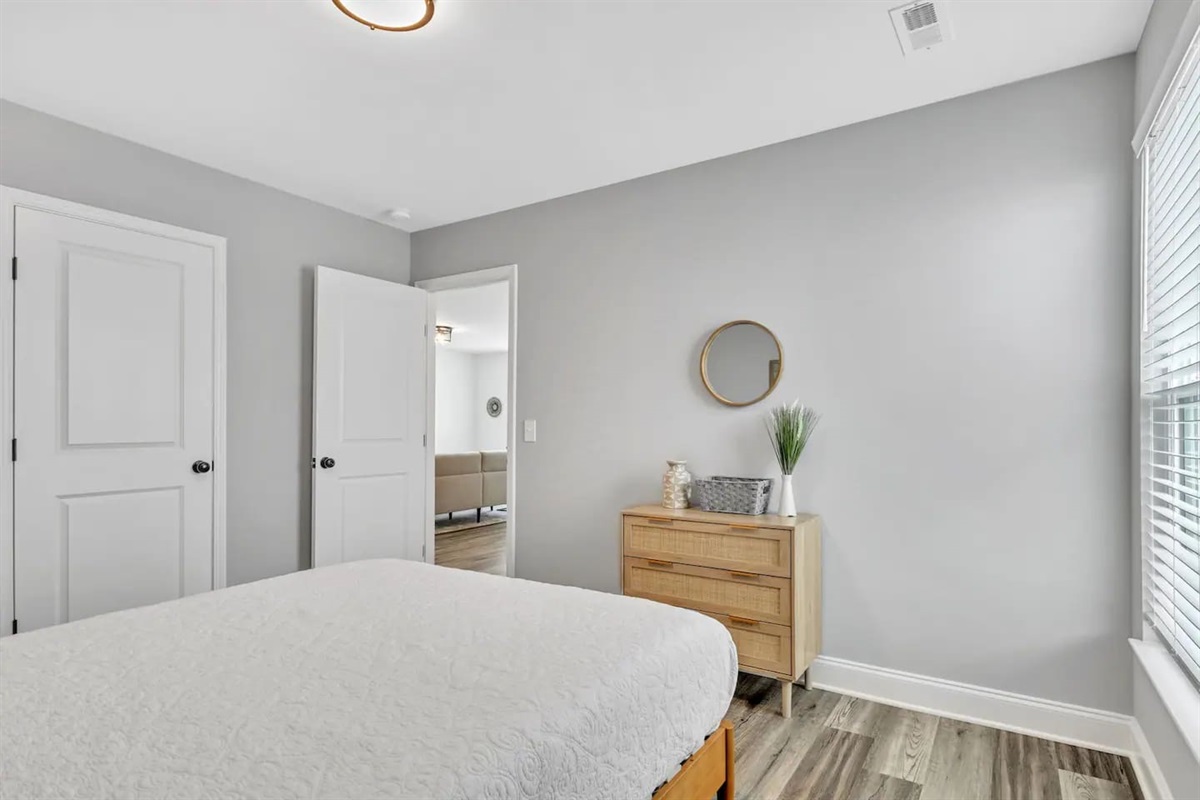 Left side of duplex - Queen bedroom