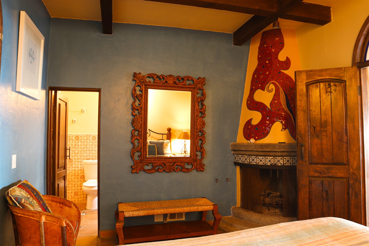 Master Bedroom with Fireplace