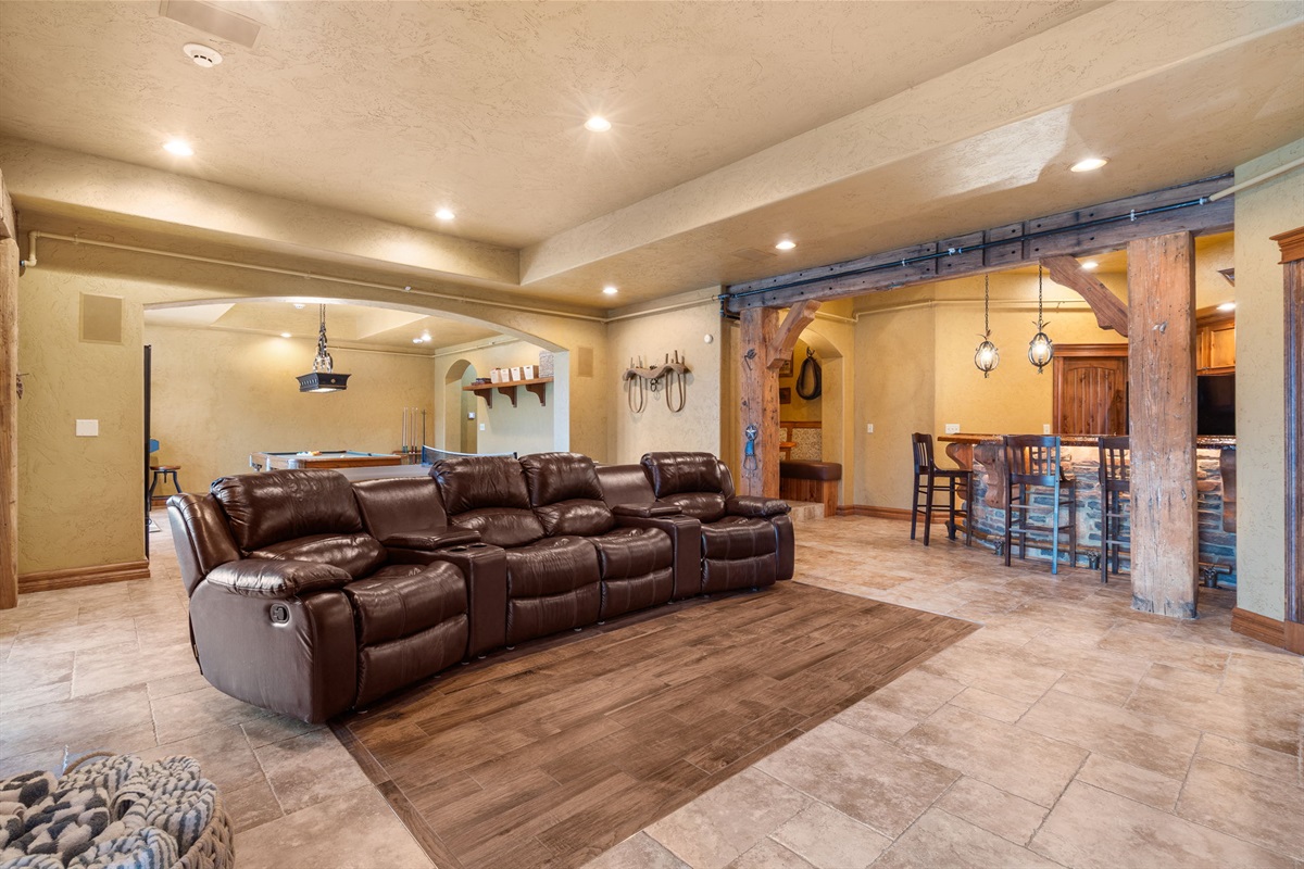 Lower level living room