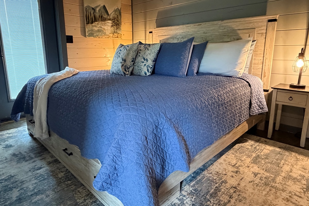 Personal Retreat: Find solace and privacy in our tranquil bedroom.