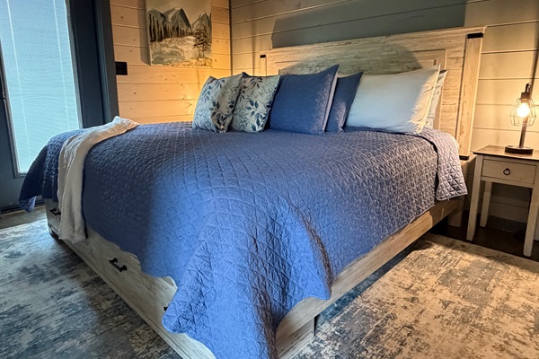 Personal Retreat: Find solace and privacy in our tranquil bedroom.