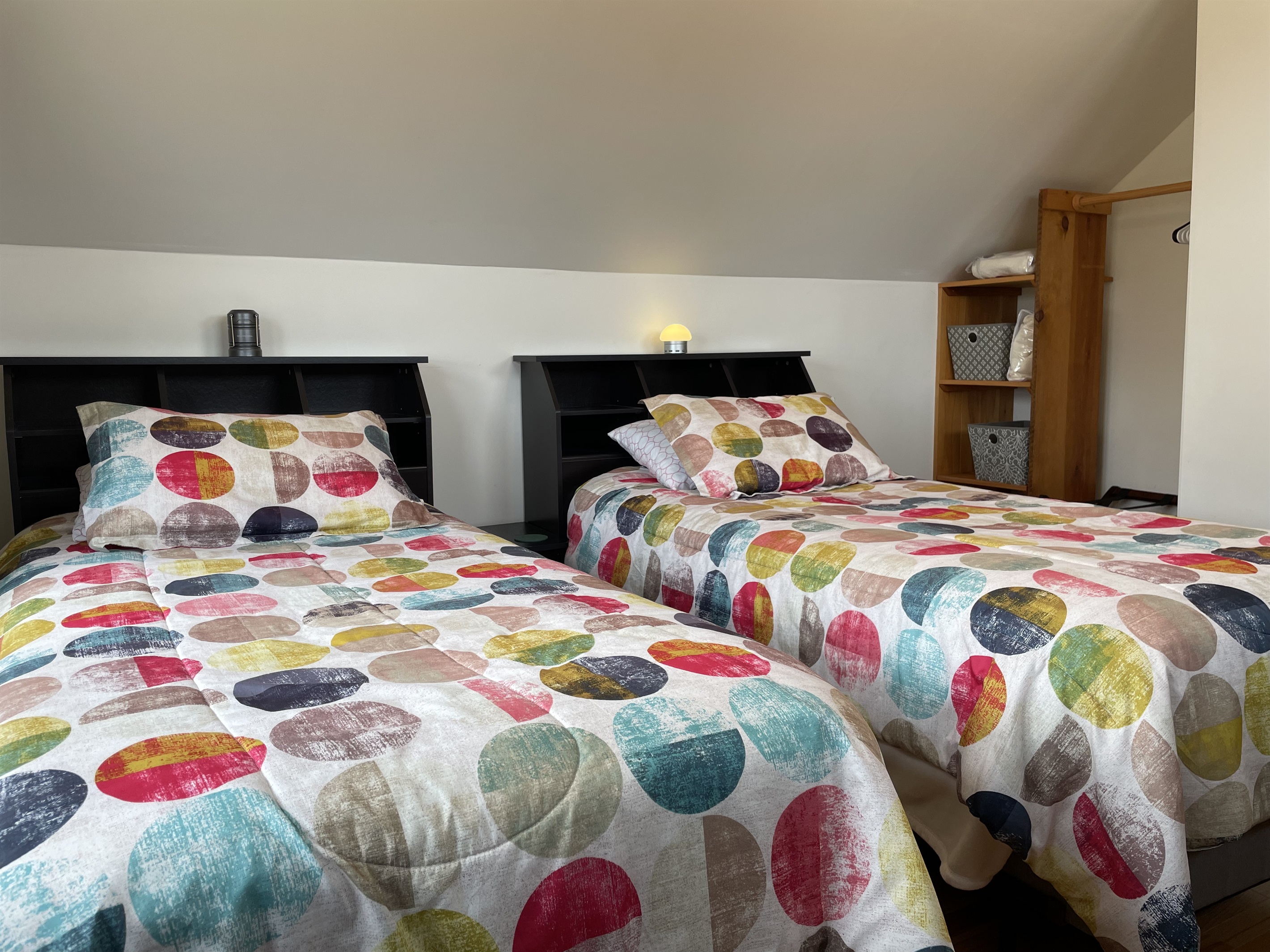 Second floor twin bedroom