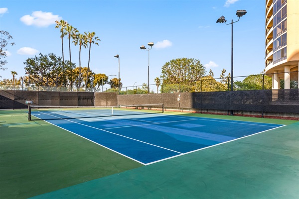 One of many tennis and pickleball courts