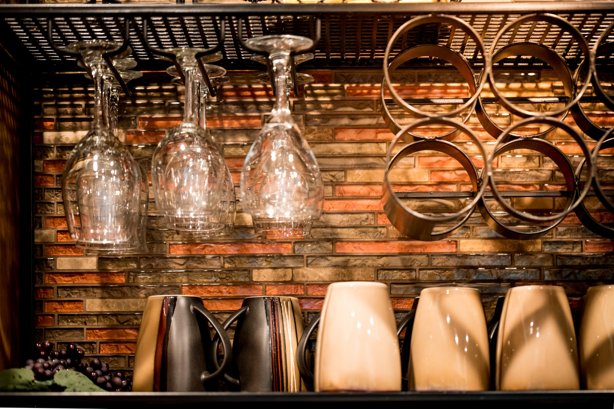 Fully stocked kitchen