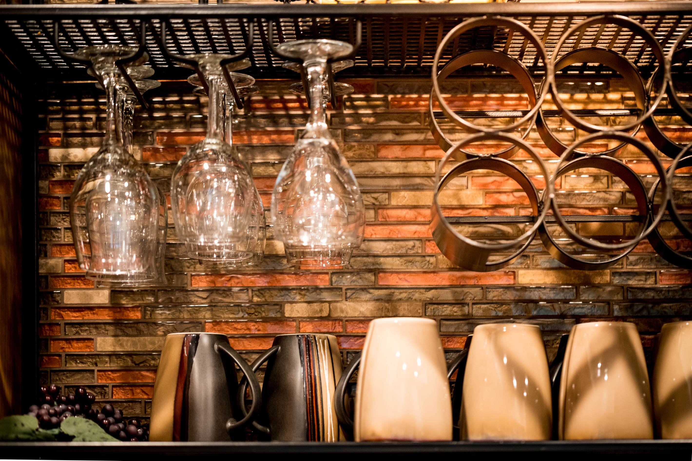 Fully stocked kitchen