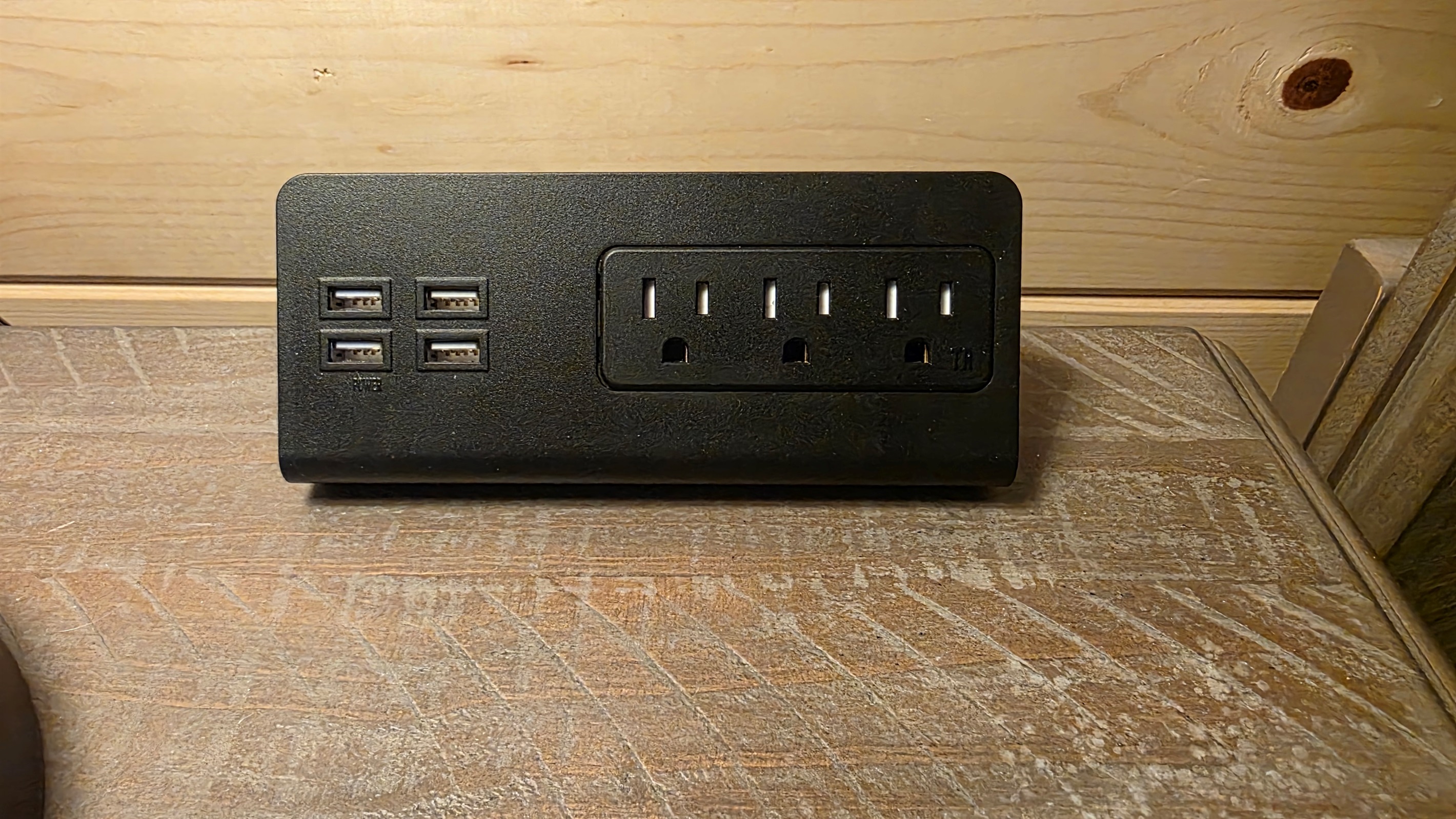 Extra outlets in each bedroom to make sure you are fully charged.