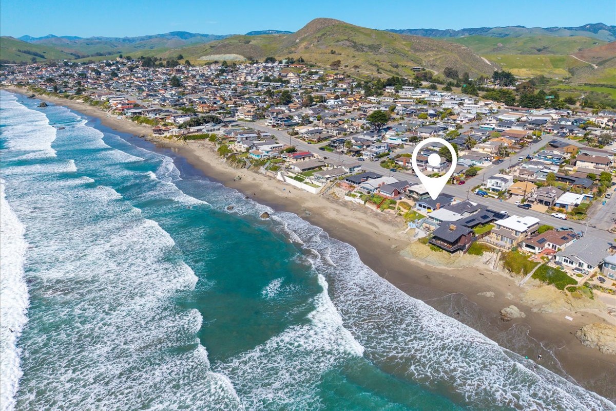 Cayucos California ocean front rental