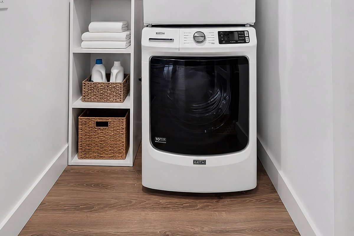 In-unit washer and dryer make extended stays and family vacations even more convenient.