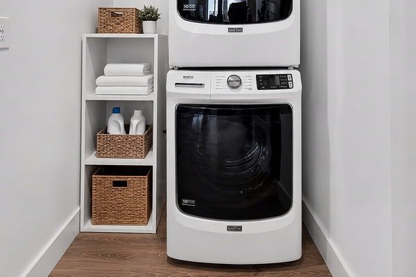 In-unit washer and dryer make extended stays and family vacations even more convenient.