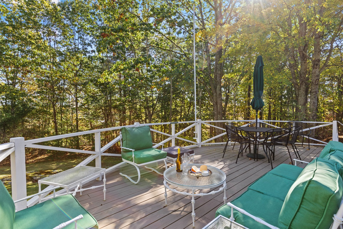 Outdoor dining table
