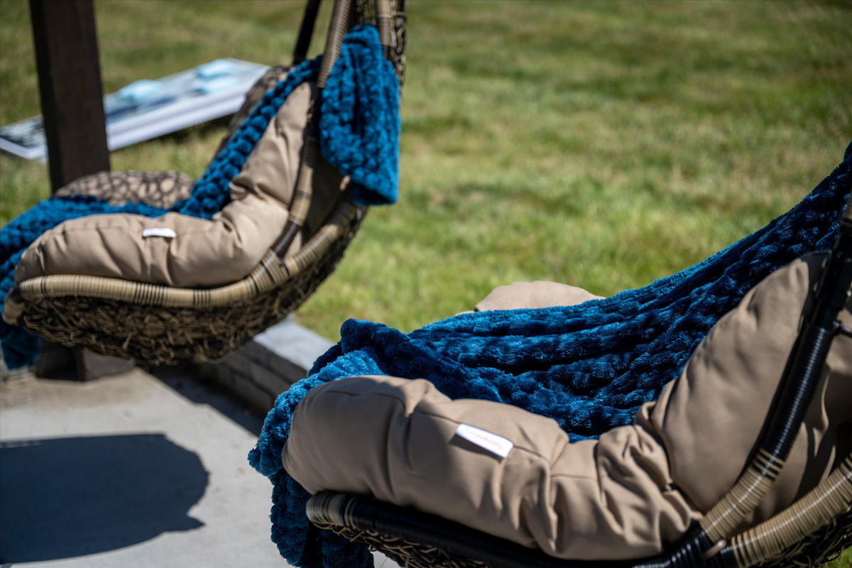 Comfortable outdoor seating makes it easy to linger a little longer.