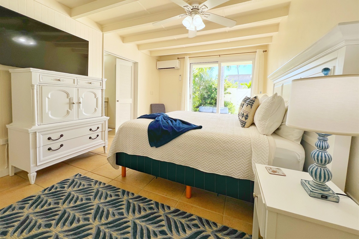 Thoughtfully designed bedrooms with a clean and airy aesthetic create a peaceful retreat.