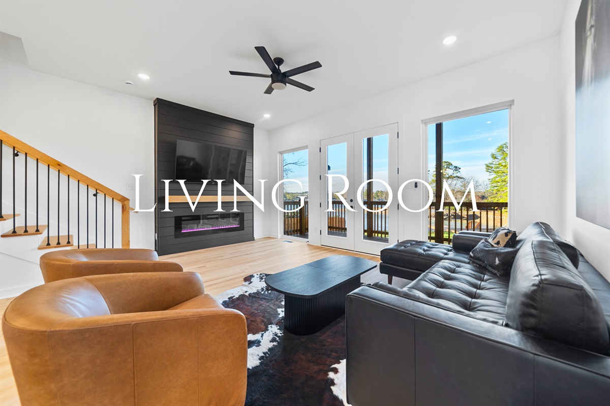 The main living area feels open and welcoming, designed for relaxing, gathering, and slowing down.