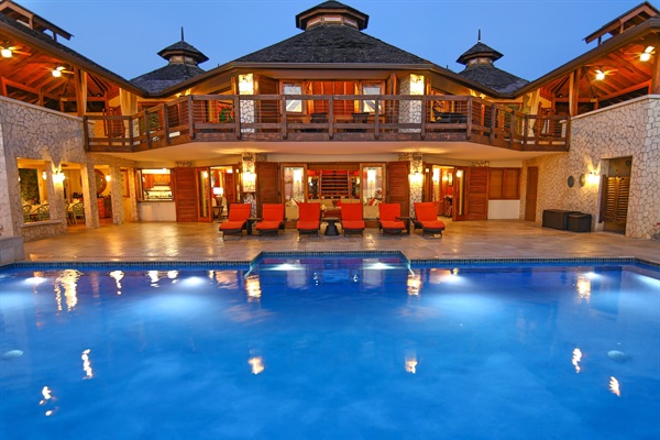 Pool at Dusk