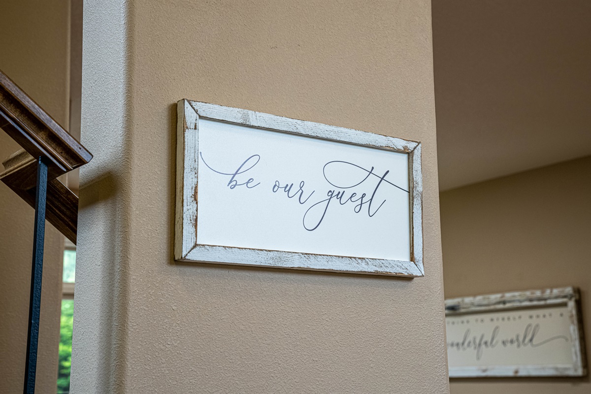 Be our guest!  Timeless lifetime memories are just waiting to be made in this house!