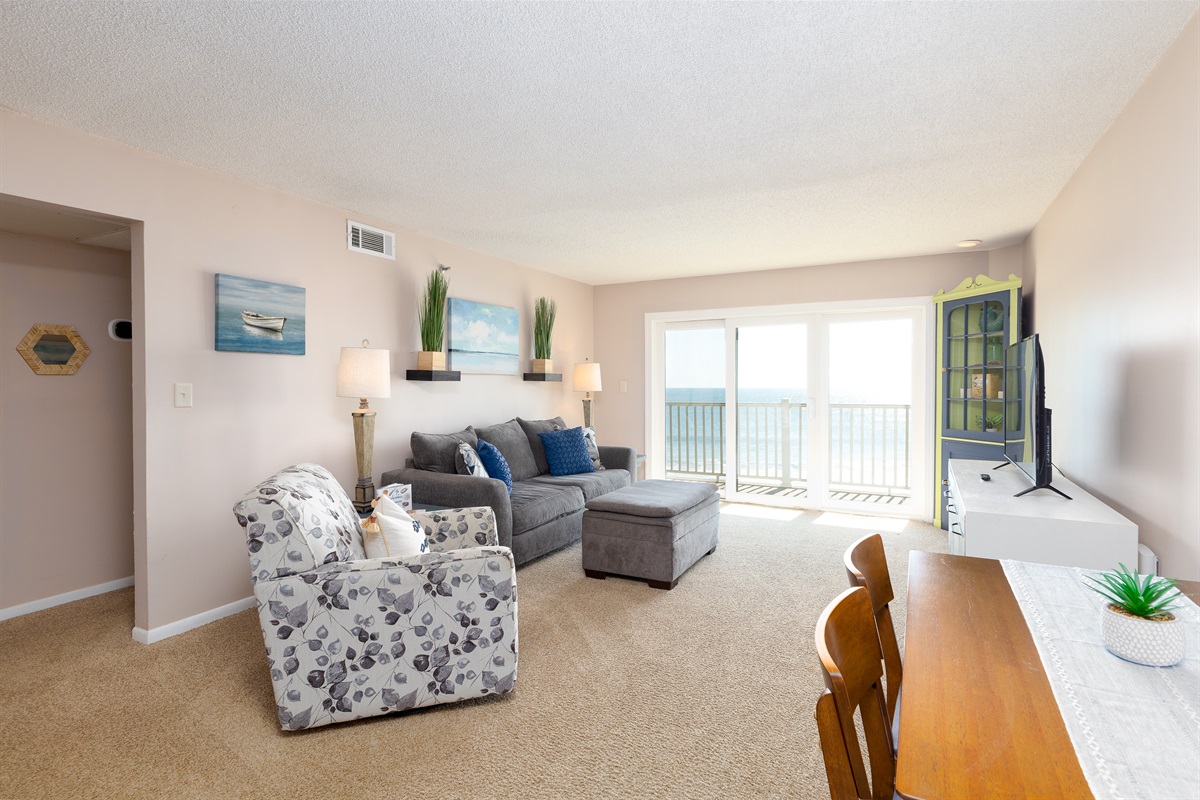 Gorgeous view of our living room