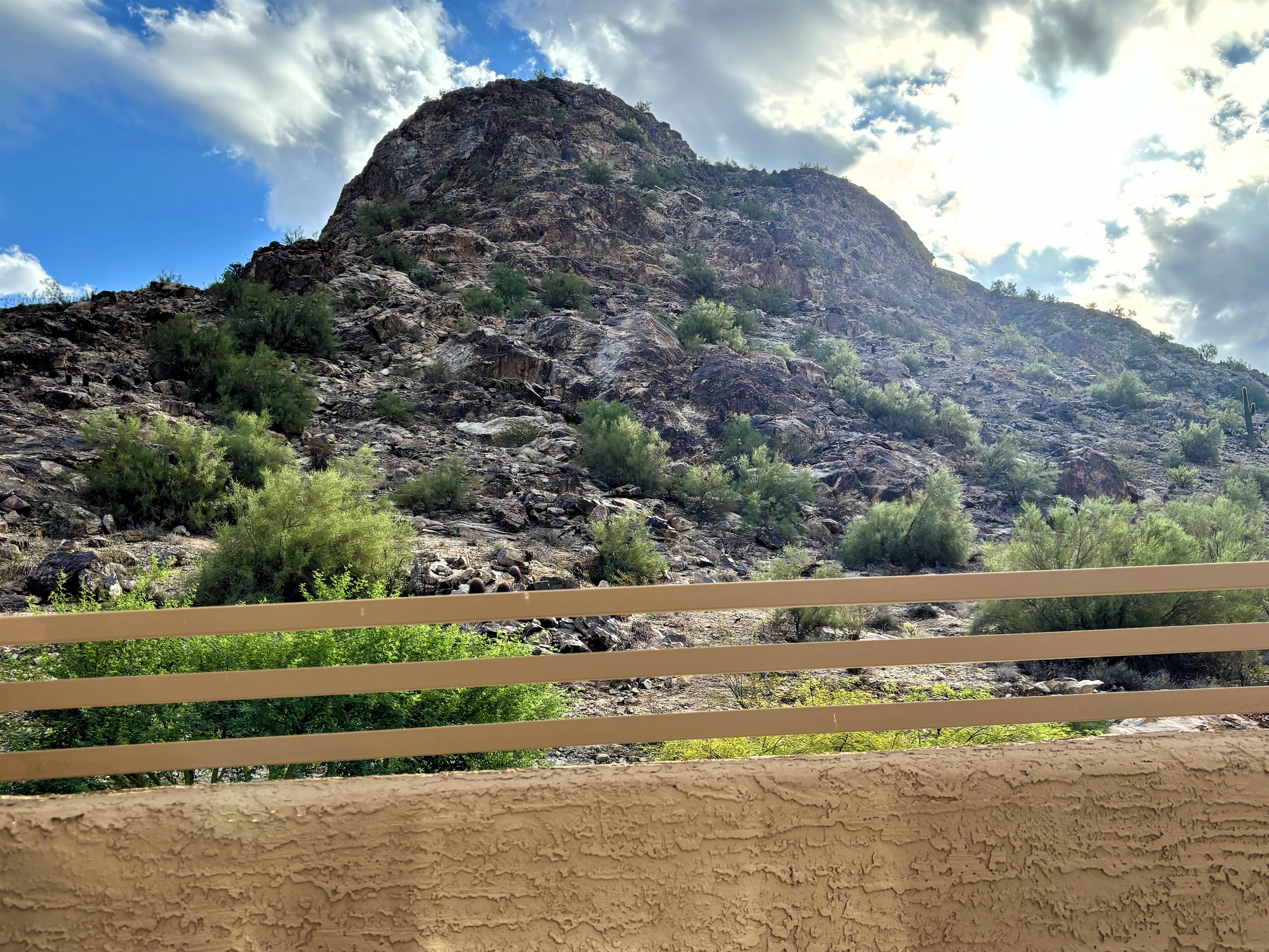 Private balcony view off primary bedroom