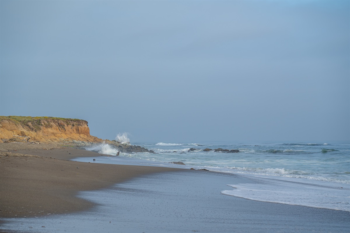 The gentle crashing waves, you can hear them inside Blue Haven