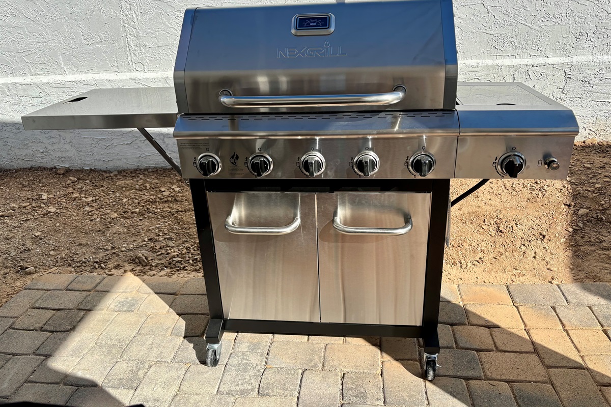 New family size gas grill 