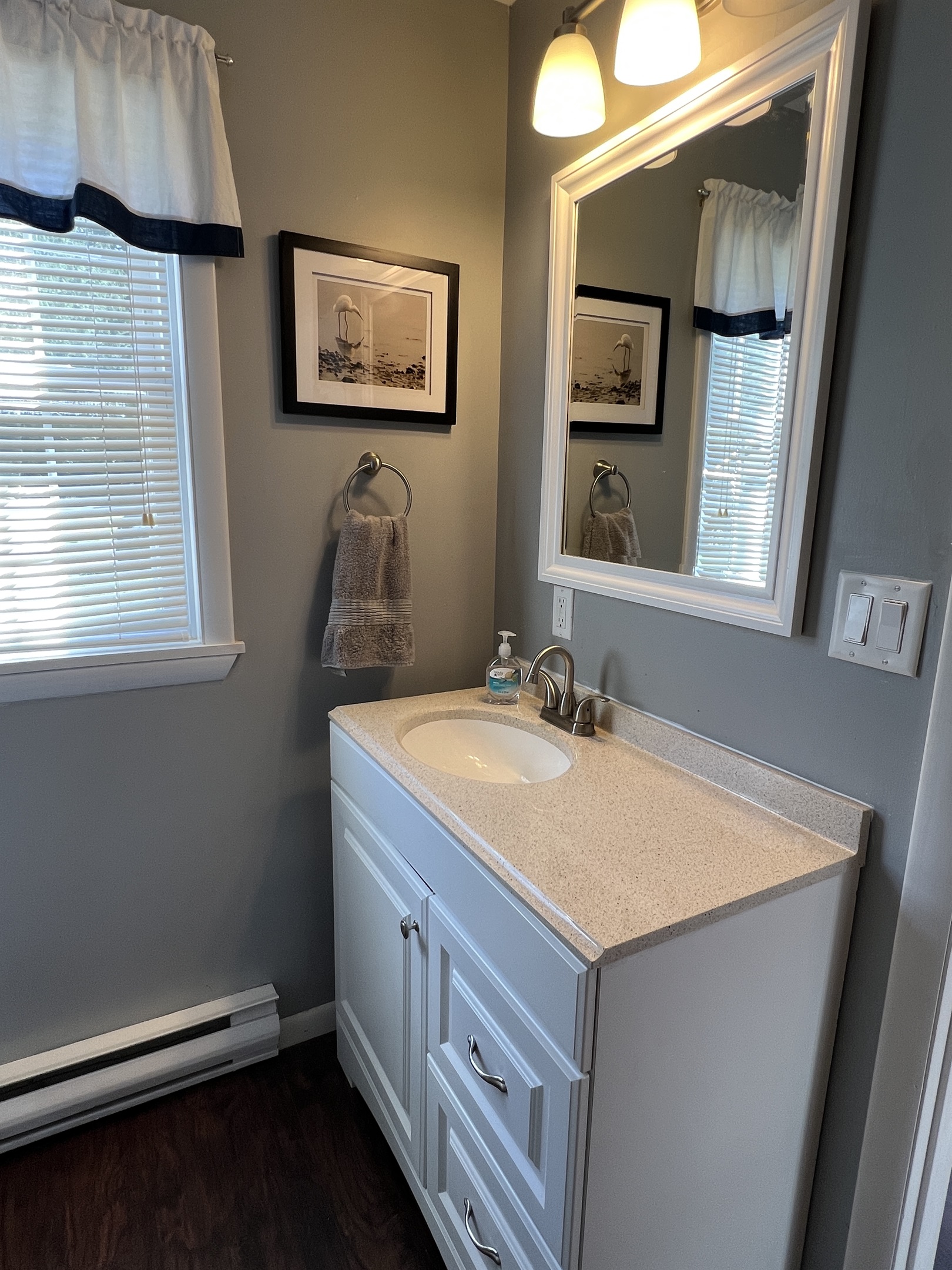 Bath with shower