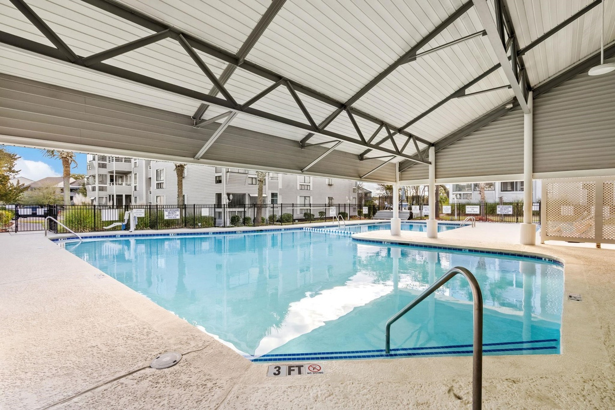 One of the 2 pools