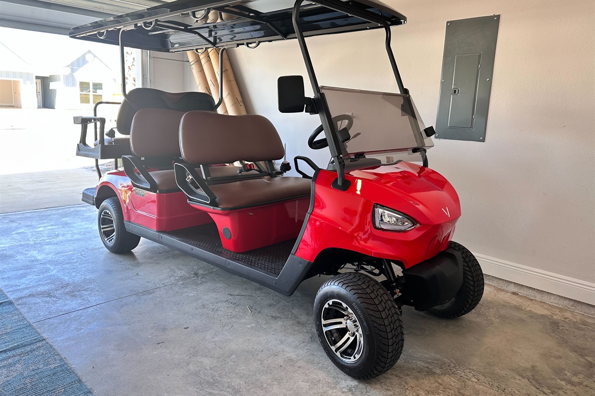 New 6 seater electric golf cart