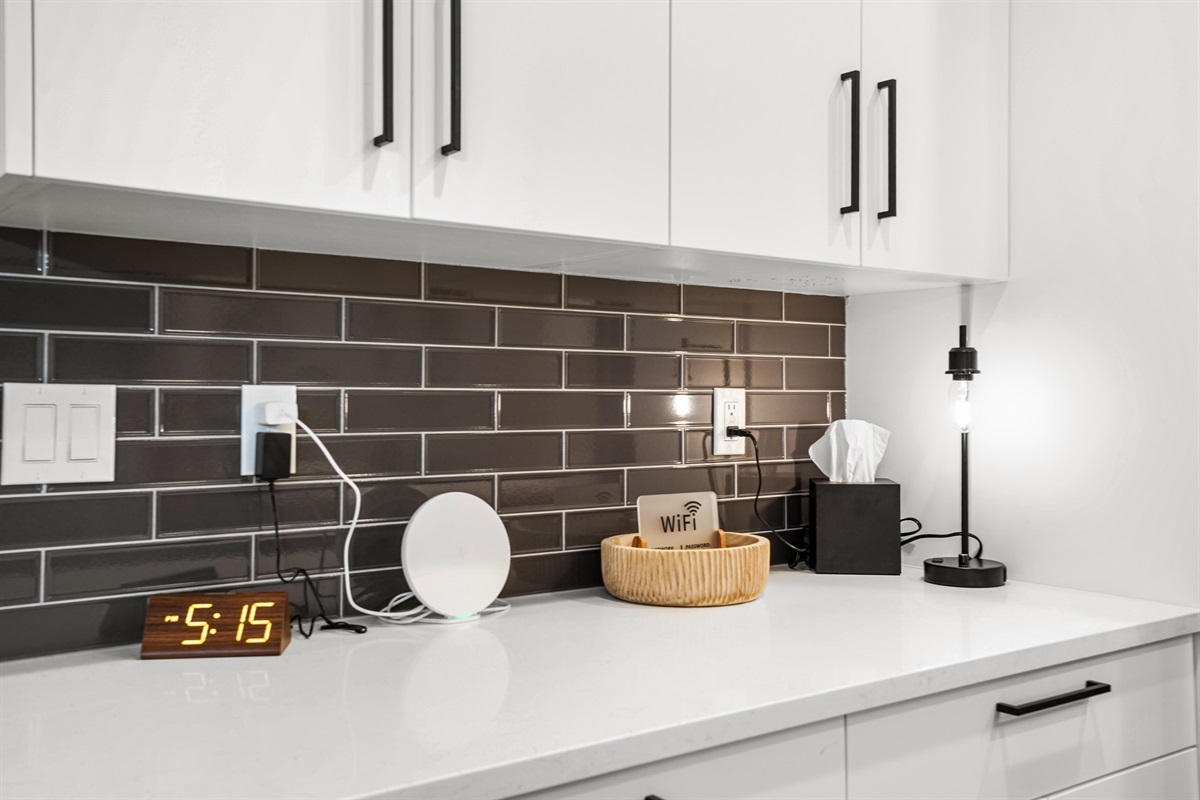 Every detail is covered including easy WiFi access for all guests.