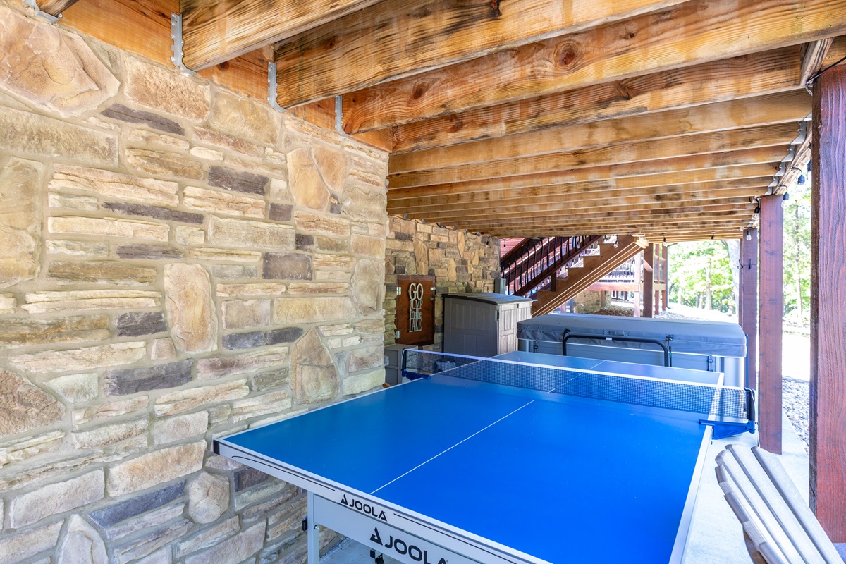 Outdoor Ping Pong table!