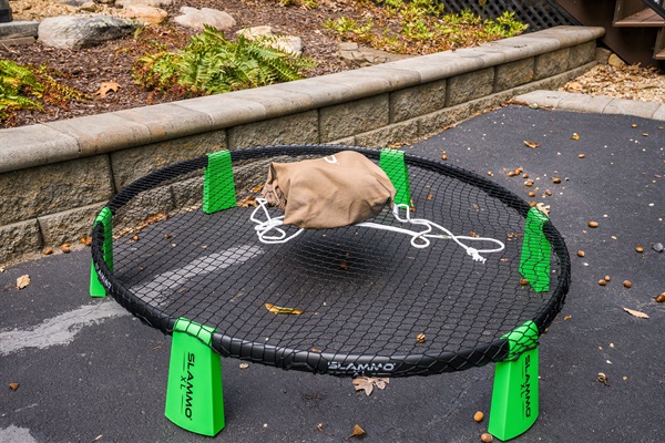 Get active with Slammo XL – the ultimate backyard roundnet game