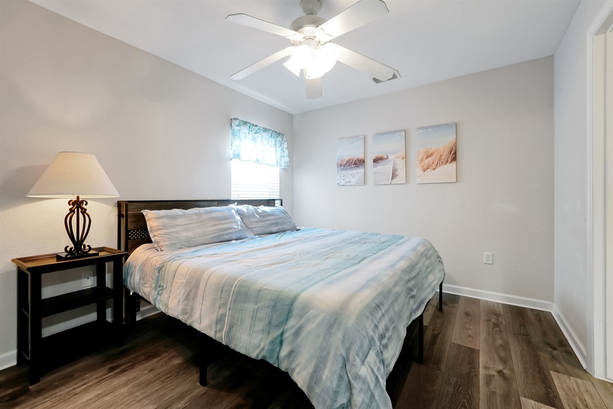 King size bedroom on main floor