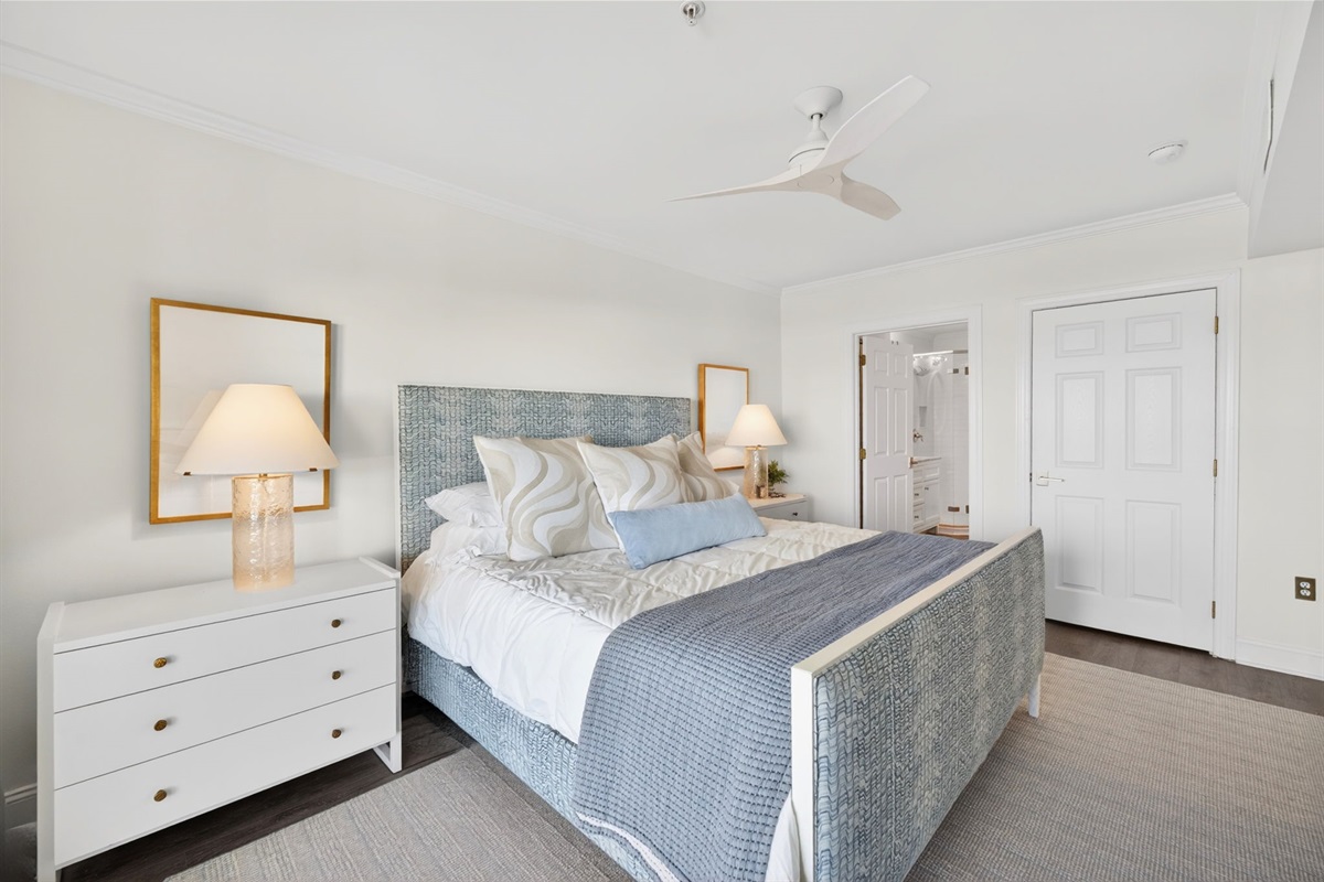 Primary King Suite 1 | 1006 Ocean Blvd, Isle of Palms, SC | 102 Dunescape | IOP Escapes