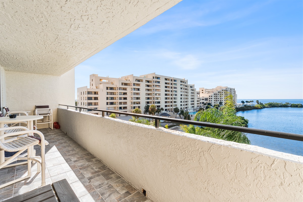 View from the units private balcony