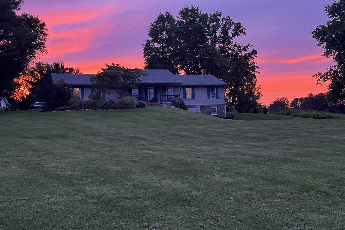 Watching the world turn golden from the comfort of home 